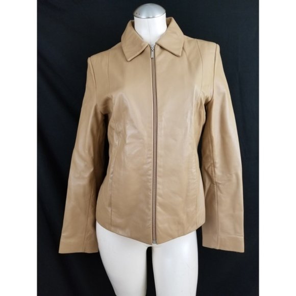 Wilsons Leather Jackets & Blazers - Wilson Leather Pelle Studio Size M Tan Coat Jacket